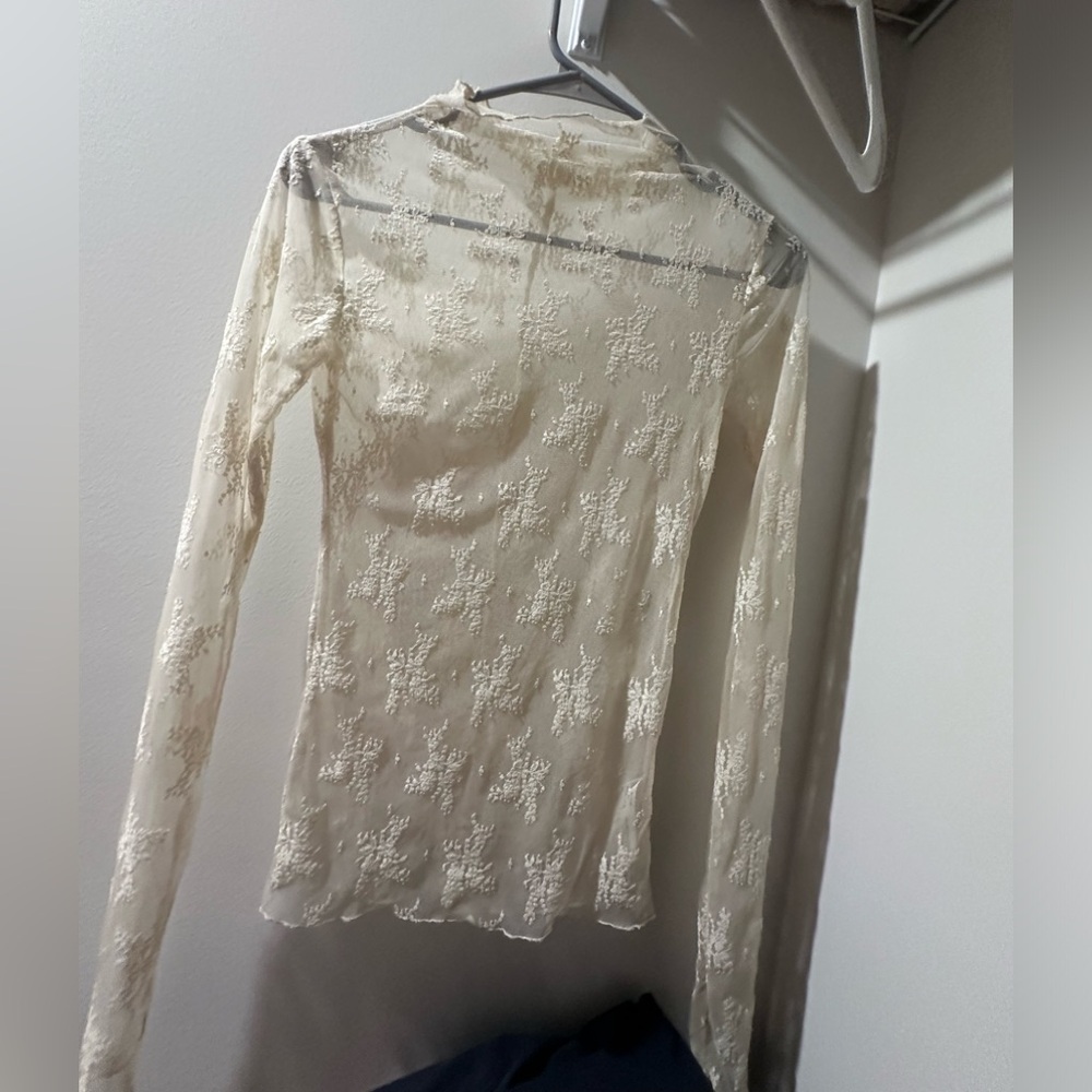 Free people lace long sleeve